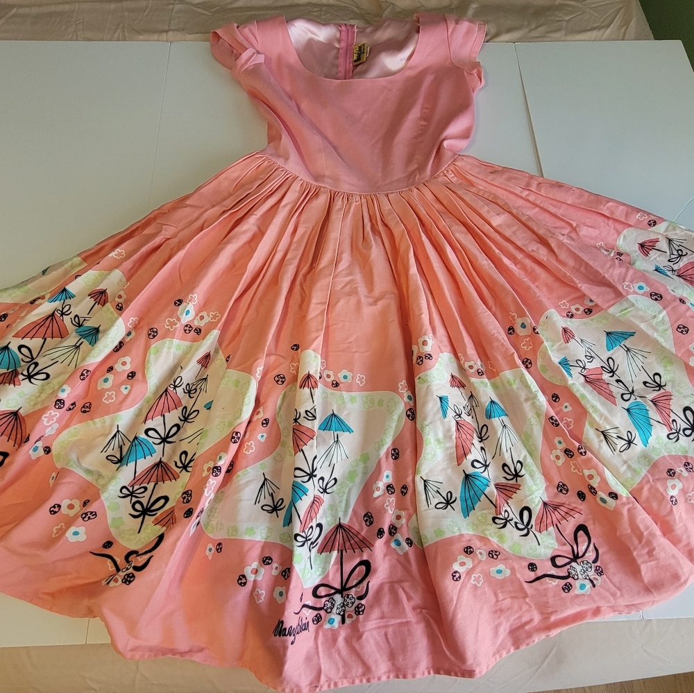 Mary Blaire Pinup Couture Dress in Umbrella print